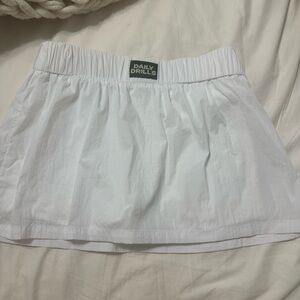 Daily Drills White Skirt